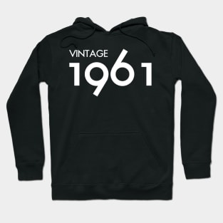 Vintage 1961 Gift 59th Birthday Party Hoodie